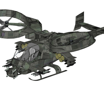 超精细直升机模型 Helicopter (35)